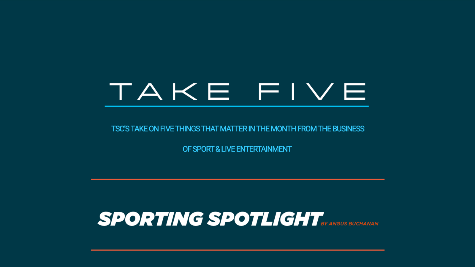 Take Five - The Sports Consultancy